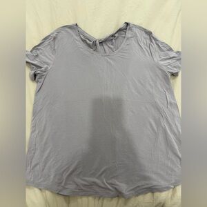 Lululemon - Modal silk twist back short sleeve tee